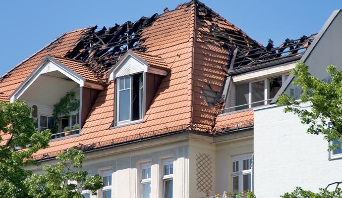 fire damaged property restoration