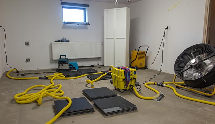 professionally water drying