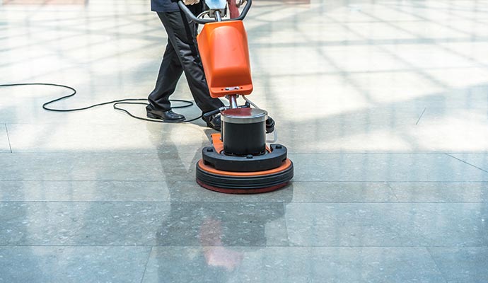 sanitizing floor