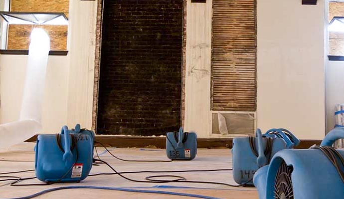 water damage restoration professionally